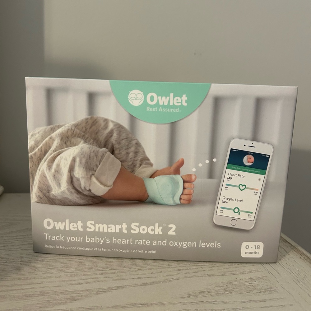 Owlet Baby Monitor Sock - Light Green